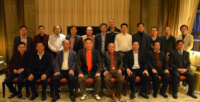 海内外潮商会长新春聚会黄坚泰秘书长出席